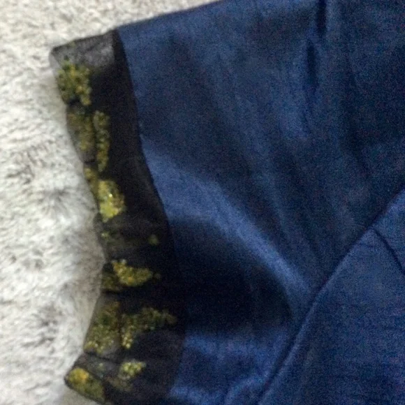 Handmade Blue & Peacock Top - Picture 3 of 5